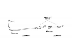 VENEPORTE 060003 išmetimo sistema 
 Išmetimo sistema -> Išmetimo sistema, visa