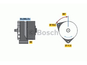 BOSCH 0 120 469 682 kintamosios srovės generatorius 
 Elektros įranga -> Kint. sr. generatorius/dalys -> Kintamosios srovės generatorius