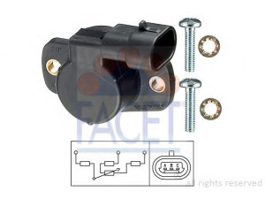 FACET 10.5094 jutiklis, droselio stūmoklis
027 998 385 1