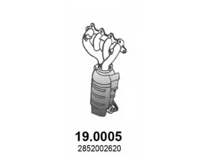 ASSO 19.0005 katalizatoriaus keitiklis 
 Išmetimo sistema -> Katalizatoriaus keitiklis
2852002620