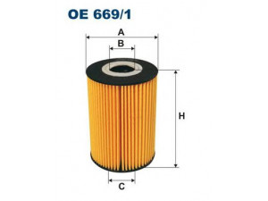 FILTRON OE669/1 alyvos filtras 
 Techninės priežiūros dalys -> Techninės priežiūros intervalai
15208-2W200, 15209-MA70A, 1520900QAC