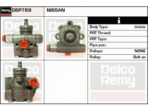 DELCO REMY DSP789 hidraulinis siurblys, vairo sistema 
 Vairavimas -> Vairo pavara/siurblys