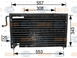 HELLA 8FC 351 035-741 kondensatorius, oro kondicionierius 
 Oro kondicionavimas -> Kondensatorius
GJ51-61-480 B