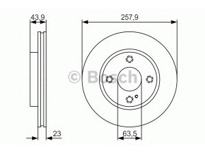 BOSCH 0 986 479 S38 stabdžių diskas 
 Dviratė transporto priemonės -> Stabdžių sistema -> Stabdžių diskai / priedai
1 535 924, 1546835