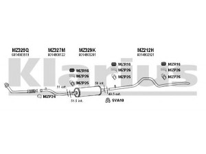 KLARIUS 600270U išmetimo sistema 
 Išmetimo sistema -> Išmetimo sistema, visa