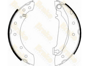 Brake ENGINEERING SH2233 stabdžių trinkelių komplektas 
 Techninės priežiūros dalys -> Papildomas remontas
3343436, 33434366, 063584