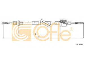 COFLE 10.2444 sankabos trosas 
 Dviratė transporto priemonės -> Kabeliai ir tachometro velenaai -> Sankabos trosas
1011806, 7343294, 96VB7K553CA