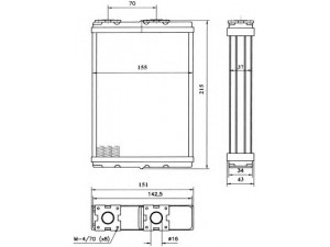NRF 52102 šilumokaitis, salono šildymas 
 Šildymas / vėdinimas -> Šilumokaitis
MB657217, 271407F001