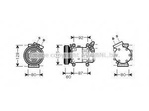 AVA QUALITY COOLING RTK080 kompresorius, oro kondicionierius 
 Oro kondicionavimas -> Kompresorius/dalys
7700111235, 7701499970, 8200509067