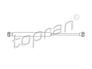 TOPRAN 501 810 dujinė spyruoklė, bagažinė 
 Priedai -> Bagažinė/pakrovimo skyrius
5124 7 060 622, 7 060 622