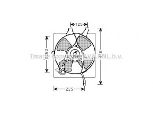 AVA QUALITY COOLING HD7532 ventiliatorius, radiatoriaus 
 Aušinimo sistema -> Oro aušinimas
38611PAAA01, 38615P3F000, 38616PAAA01