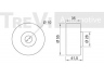 TREVI AUTOMOTIVE TD1424 kreipiantysis skriemulys, paskirstymo diržas
0K5112740