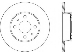 OPEN PARTS BDA1229.10 stabdžių diskas 
 Stabdžių sistema -> Diskinis stabdys -> Stabdžių diskas
0005961814, 0071738423, 5961814