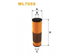 WIX FILTERS WL7059 alyvos filtras 
 Techninės priežiūros dalys -> Techninės priežiūros intervalai
1201800009, 1201840125, 1201840225