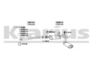 KLARIUS 330432U išmetimo sistema 
 Išmetimo sistema -> Išmetimo sistema, visa