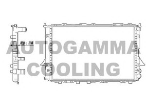AUTOGAMMA 100057 radiatorius, variklio aušinimas 
 Aušinimo sistema -> Radiatorius/alyvos aušintuvas -> Radiatorius/dalys
4A0121251A, 4A0121251D, 4A0121251E