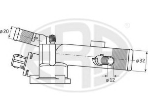 ERA 350093 termostatas, aušinimo skystis 
 Aušinimo sistema -> Termostatas/tarpiklis -> Thermostat
11060-BN700, 11061-00Q0E, 11061-00QAG