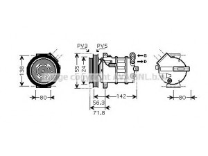 AVA QUALITY COOLING ALK107 kompresorius, oro kondicionierius 
 Oro kondicionavimas -> Kompresorius/dalys
60693746, 71723998, 71787476