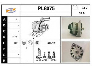 SNRA PL8075 kintamosios srovės generatorius
1607362
