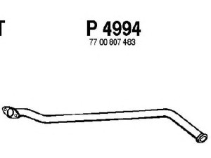 FENNO P4994 išleidimo kolektorius 
 Išmetimo sistema -> Išmetimo vamzdžiai
7700807483