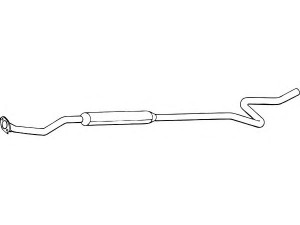 FENNO P1898 vidurinis duslintuvas 
 Išmetimo sistema -> Duslintuvas
1717-EZ