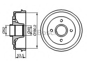 BOSCH 0 986 477 117 stabdžių būgnas 
 Stabdžių sistema -> Būgninis stabdys -> Stabdžių būgnas
77 00 757 354, 77 00 783 392
