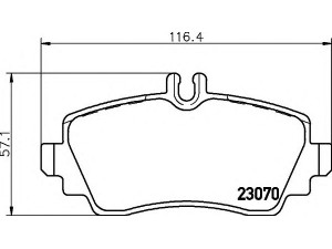 HELLA 8DB 355 018-311 stabdžių trinkelių rinkinys, diskinis stabdys 
 Techninės priežiūros dalys -> Papildomas remontas
1684200020, 1684201220, 1684201520