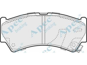 APEC braking PAD1258 stabdžių trinkelių rinkinys, diskinis stabdys 
 Techninės priežiūros dalys -> Papildomas remontas
5581064G00, 5581064G00000, 5581064G01