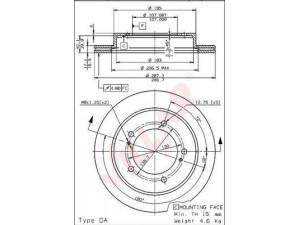 VILLAR 628.1088 stabdžių diskas 
 Stabdžių sistema -> Diskinis stabdys -> Stabdžių diskas
5521156B00, 5521156B01