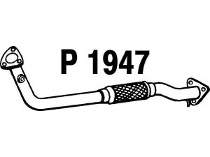 FENNO P1947 išleidimo kolektorius 
 Išmetimo sistema -> Išmetimo vamzdžiai
BM70199, 96181340, 96181340