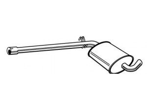 WALKER 21909 vidurinis duslintuvas 
 Išmetimo sistema -> Duslintuvas
1L0253409AD, 1L0253409C, 1L0253409L