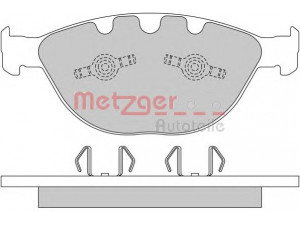 METZGER 1170380 stabdžių trinkelių rinkinys, diskinis stabdys 
 Techninės priežiūros dalys -> Papildomas remontas
3411 6 763 652, 3411 6 764 312