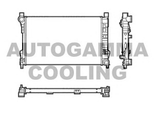 AUTOGAMMA 104288 radiatorius, variklio aušinimas
2035000803
