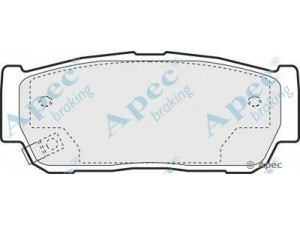 APEC braking PAD1380 stabdžių trinkelių rinkinys, diskinis stabdys 
 Techninės priežiūros dalys -> Papildomas remontas
48413091A0, 48413091A1, 4841321A10