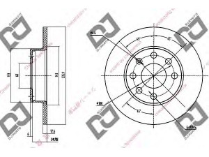 DJ PARTS BD1266 stabdžių diskas 
 Stabdžių sistema -> Diskinis stabdys -> Stabdžių diskas
569030, 90008005, 90111242