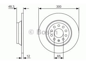 BOSCH 0 986 479 V01 stabdžių diskas 
 Dviratė transporto priemonės -> Stabdžių sistema -> Stabdžių diskai / priedai
3Q0 615 601, 3Q0 615 601, 3Q0 615 601