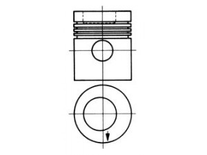 KOLBENSCHMIDT 94949600 stūmoklis 
 Variklis -> Cilindrai/stūmokliai
51.02501.7684