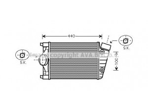 AVA QUALITY COOLING PR4047 tarpinis suslėgto oro aušintuvas, kompresorius 
 Variklis -> Oro tiekimas -> Įkrovos agregatas (turbo/superįkrova) -> Tarpinis suslėgto oro aušintuvas
99611064071