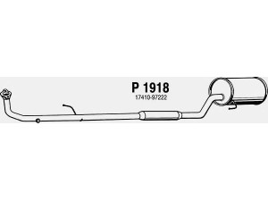 FENNO P1918 vidurinis duslintuvas 
 Išmetimo sistema -> Duslintuvas
17410-97222