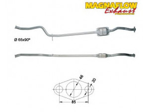 MAGNAFLOW 86048D katalizatoriaus keitiklis 
 Išmetimo sistema -> Katalizatoriaus keitiklis
1731A3, 1731A3