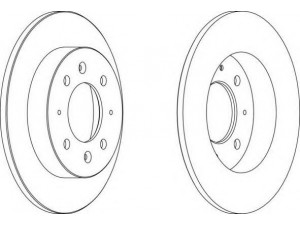 FERODO DDF1541 stabdžių diskas 
 Dviratė transporto priemonės -> Stabdžių sistema -> Stabdžių diskai / priedai
584112F100