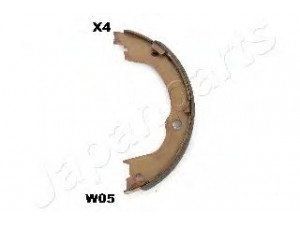 JAPANPARTS GF-W05AF stabdžių trinkelių komplektas, stovėjimo stabdis 
 Stabdžių sistema -> Rankinis stabdys
96625871, 96626083