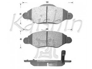 KAISHIN FK2246 stabdžių trinkelių rinkinys, diskinis stabdys 
 Techninės priežiūros dalys -> Papildomas remontas
044650D010