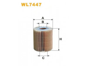 WIX FILTERS WL7447 alyvos filtras 
 Techninės priežiūros dalys -> Techninės priežiūros intervalai
04152-26010, 04152-31060, 04152-YZZA3