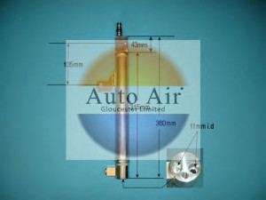 AUTO AIR GLOUCESTER 31-0014 džiovintuvas, oro kondicionierius 
 Oro kondicionavimas -> Džiovintuvas
30780200