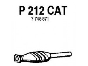 FENNO P212CAT katalizatoriaus keitiklis 
 Išmetimo sistema -> Katalizatoriaus keitiklis
BM90005, 7624639, 7748871