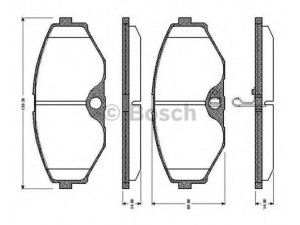 BOSCH 0 986 TB2 660 stabdžių trinkelių rinkinys, diskinis stabdys 
 Techninės priežiūros dalys -> Papildomas remontas
41060 3Y690