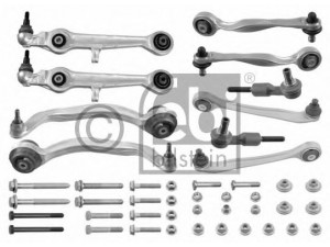 FEBI BILSTEIN 24900 pakabos komplektas 
 Ašies montavimas/vairavimo mechanizmas/ratai -> Valdymo svirtis/pasukamosios svirties sujungimas -> Vairo trauklės (valdymo svirtis, išilginis balansyras, diago
4B3 498 998, 4B3 498 998