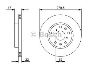 BOSCH 0 986 479 403 stabdžių diskas 
 Dviratė transporto priemonės -> Stabdžių sistema -> Stabdžių diskai / priedai
71742850, 71750162, 55311 79J01 000