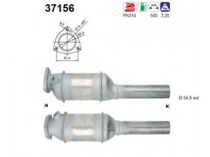 AS 37156 katalizatoriaus keitiklis 
 Išmetimo sistema -> Katalizatoriaus keitiklis
165131701EX, 357131701CX, 535131701